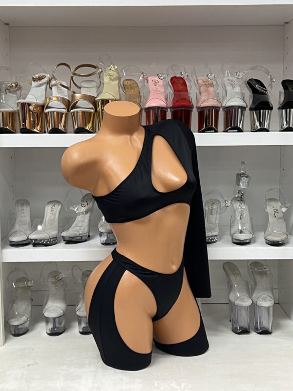 Long Sleeve Romper with Chaps - Image 3
