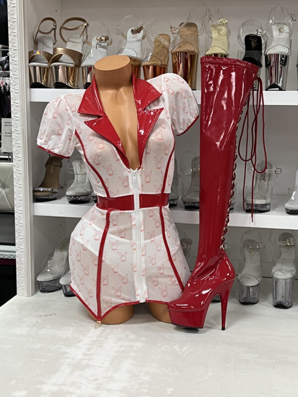 Playboy Sexy Nurse Halloween Costume - Image 2