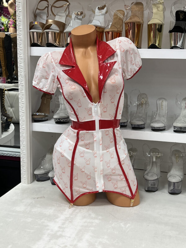 Playboy Sexy Nurse Halloween Costume - Image 3