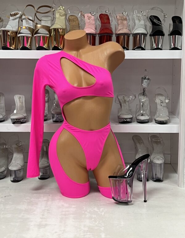 Long Sleeve Romper with Chaps - Image 5