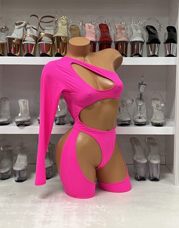 Long Sleeve Romper with Chaps - Image 7