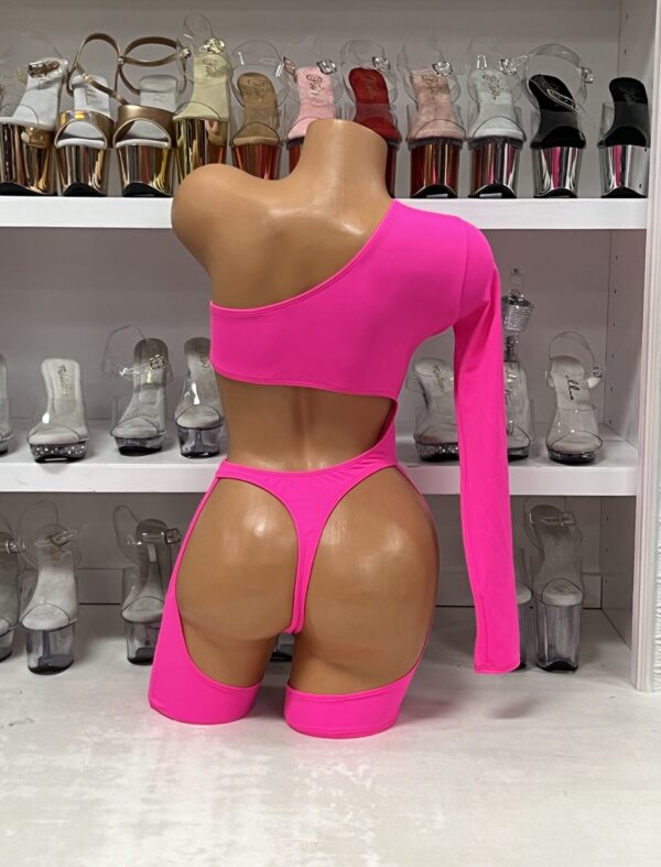 Long Sleeve Romper with Chaps - Image 8