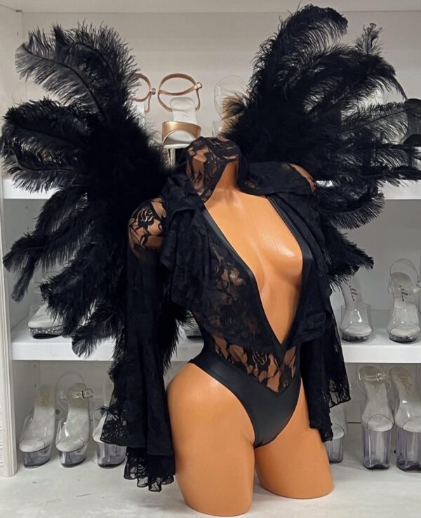 Dark Angels Lust – Sheer Mesh Bodysuit for Dark Fantasy - Image 3