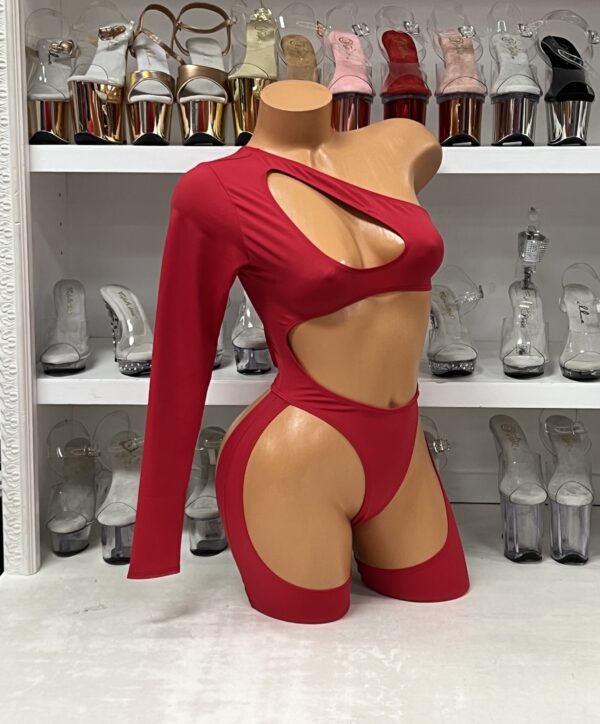 Long Sleeve Romper with Chaps - Image 11