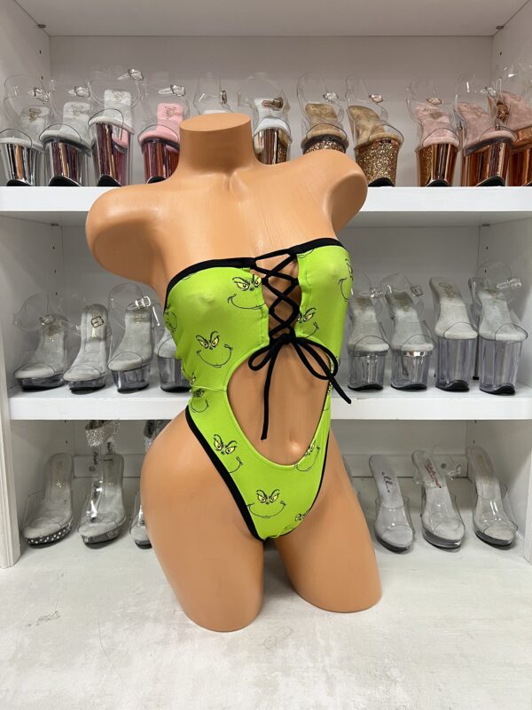Fancy Lace Up Bodysuit - Image 6