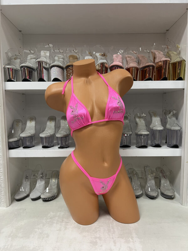 Rhinestone Logo Bikini - Image 82
