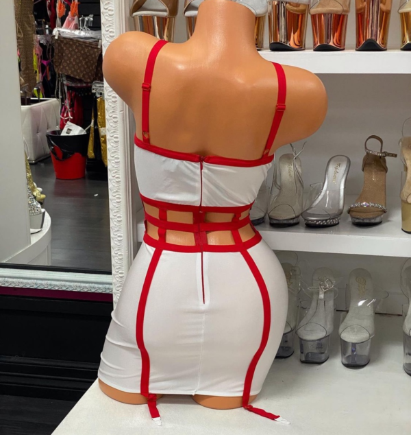 Caged Nurse Halloween Costume - Image 6