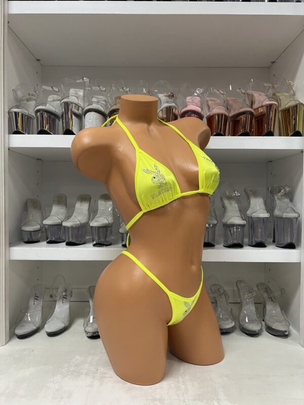 Rhinestone Logo Bikini - Image 10
