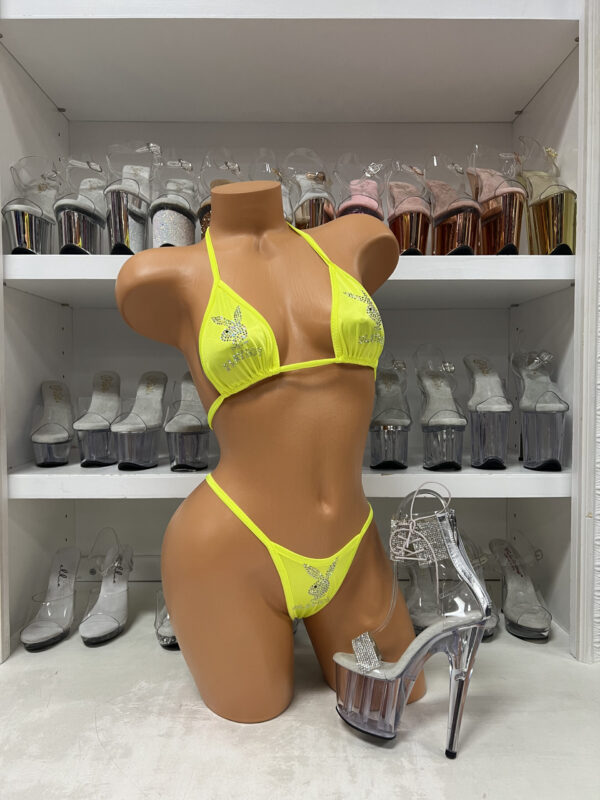 Rhinestone Logo Bikini - Image 12