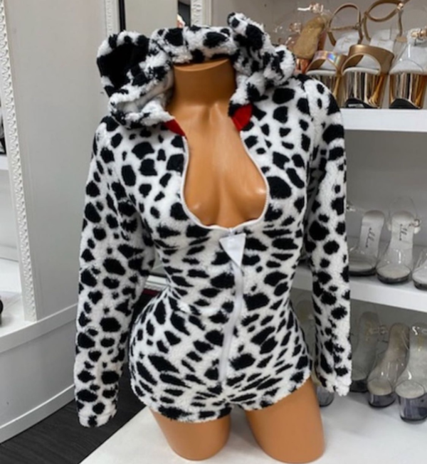 Darling Dalmatian Plush Bodysuit - Image 2