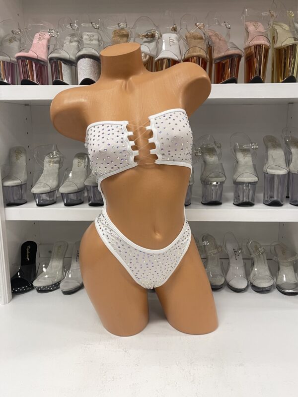 Daisy Solid Rhinestone Romper - Image 37