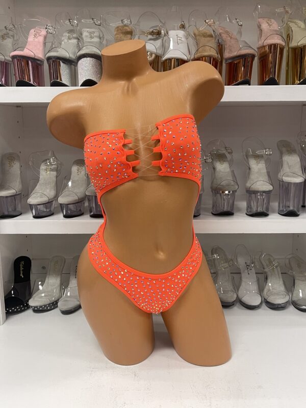 Daisy Solid Rhinestone Romper - Image 41