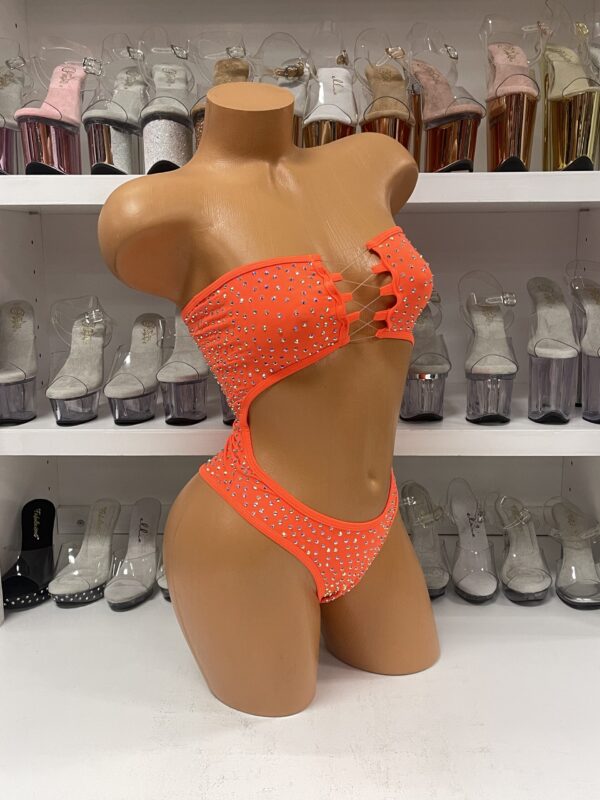 Daisy Solid Rhinestone Romper - Image 42
