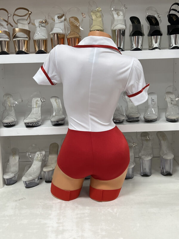 Nurse Feelgood Costume - Seductive 2-Piece Medical Fantasy Roleplay Set - Image 4