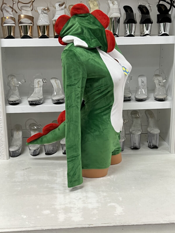 Comfy Super Dino Velvet Romper - Image 3