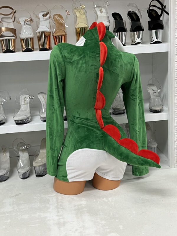 Comfy Super Dino Velvet Romper - Image 4