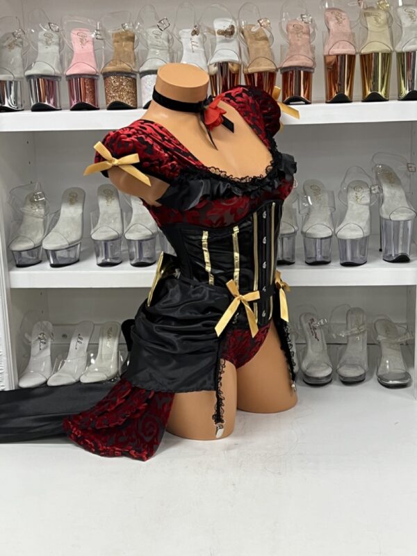 Wild West Saloon Girl Costume - Image 4