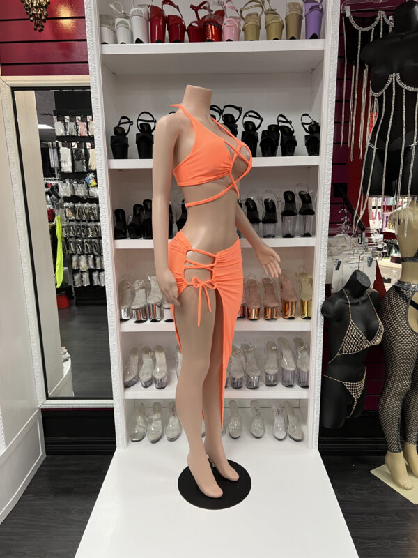 Lace Up Skirt Set - Image 2