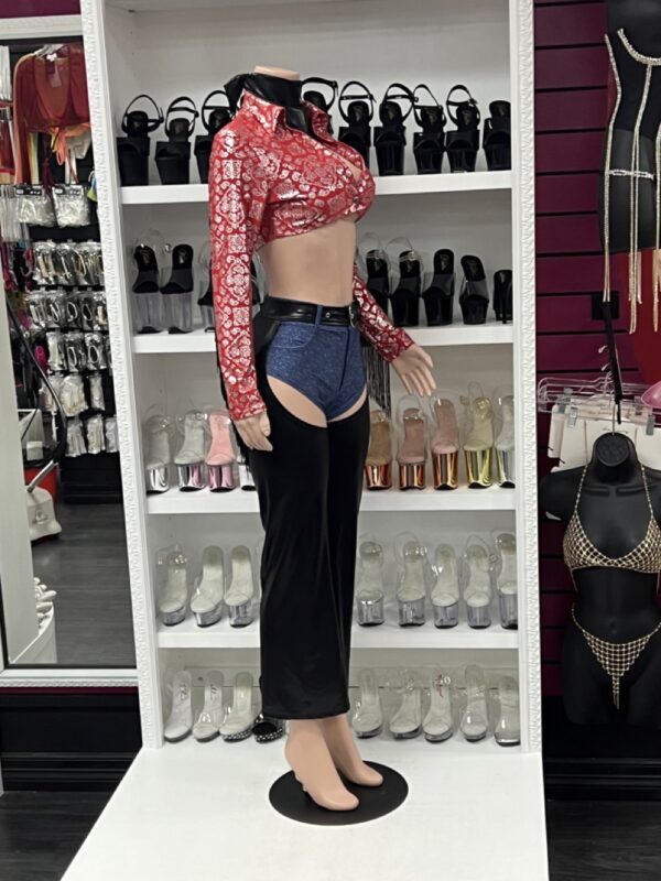 Saddle Up Sexy Cowgirl Costume - Image 3