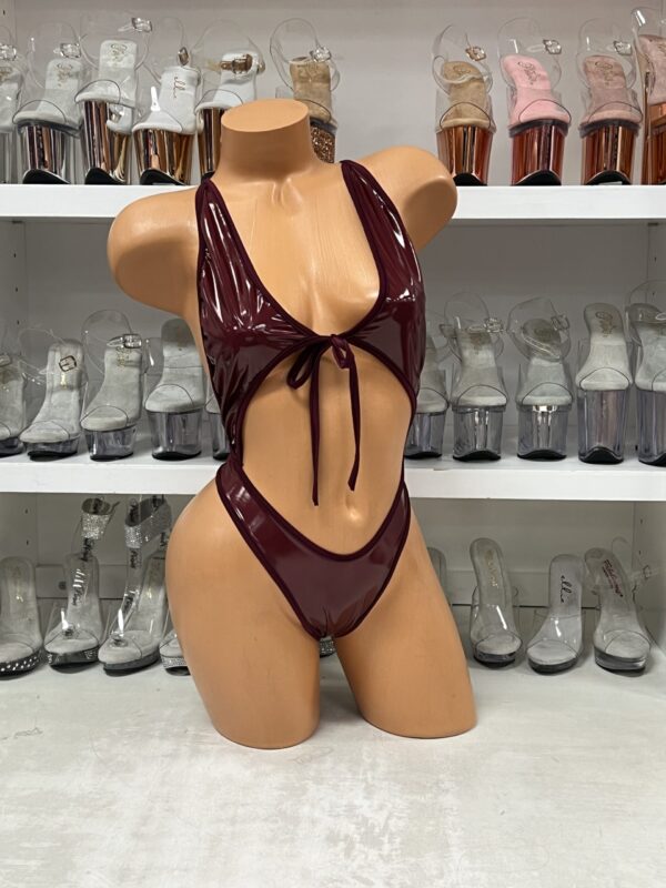 Front Tie High Hip Romper - Image 2