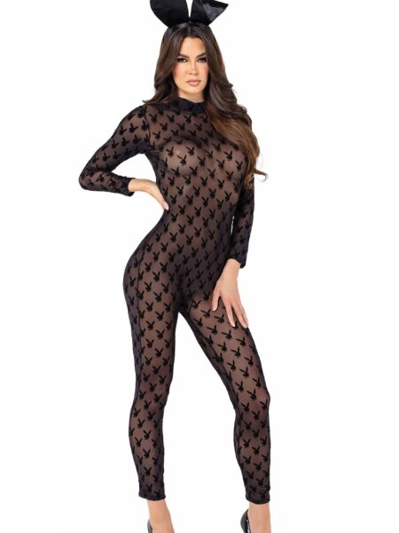 Sheer Playboy Bunny Bodysuit
