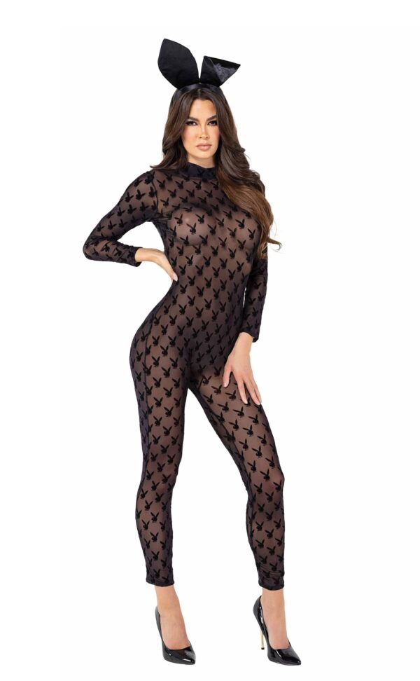 Sheer Playboy Bunny Bodysuit
