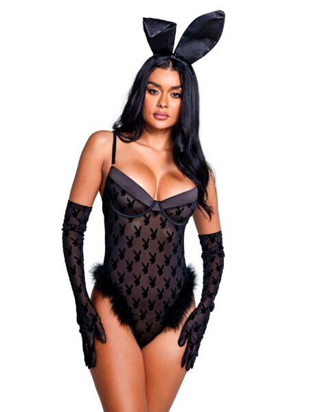PBLI103- Playboy Bunny Noir Teddy