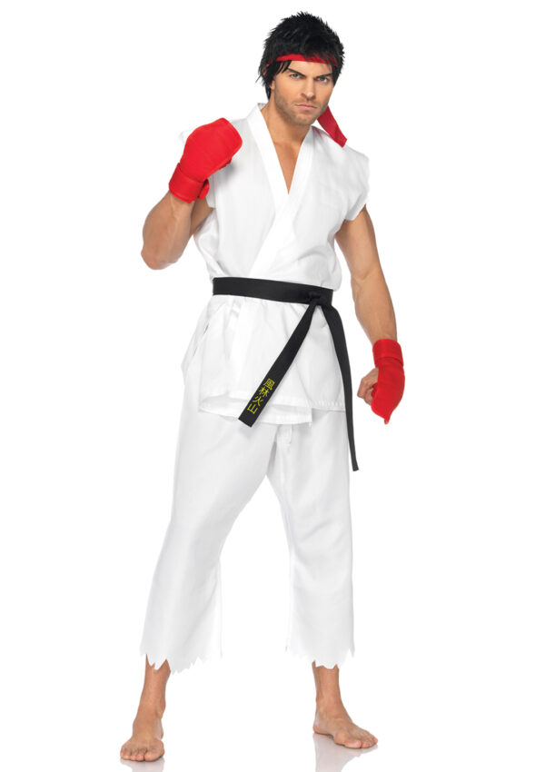 Men's Official Street Fighter Ryu Costume - Image 2