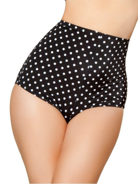 Polka Dot High-Waisted Shorts
