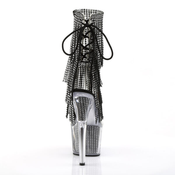 7" Heel, 2 3/4" PF Lace-Up Back Ankle Boot, Side Zip - Image 4