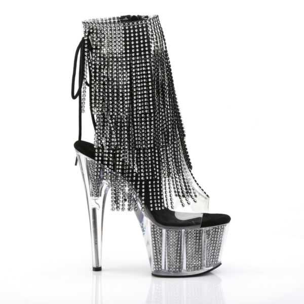 7" Heel, 2 3/4" PF Lace-Up Back Ankle Boot, Side Zip - Image 5