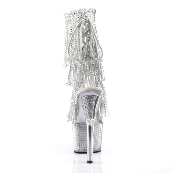 7" Heel, 2 3/4" PF Lace-Up Back Ankle Boot, Side Zip - Image 4