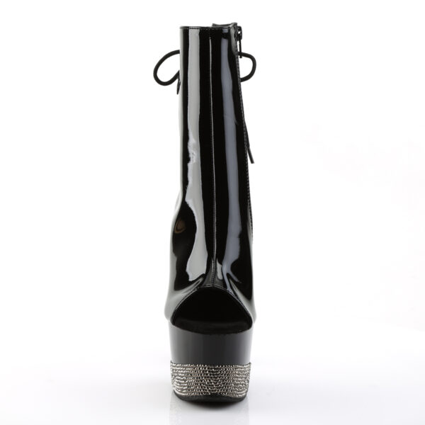 7" Heel, 2 3/4" PF Open Toe/Heel Ankle Boot, Side Zip - Image 2