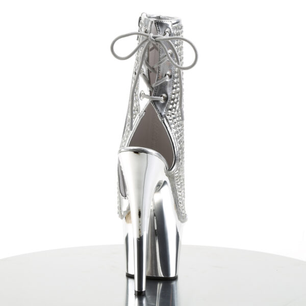 7" Heel, 2 3/4" PF Open Toe/Heel Ankle Boot w/RS, Side Zip - Image 4