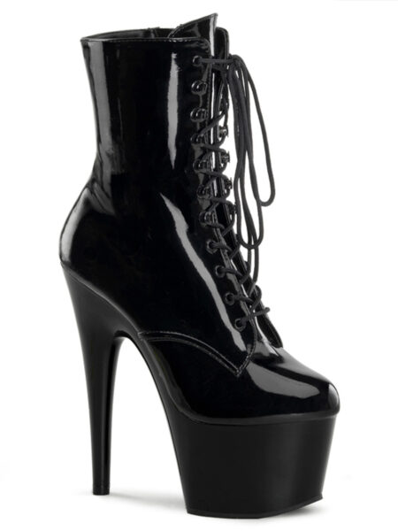 7″ Heel, 2 3/4″ PF Lace-Up Ankle BT, Side Zip