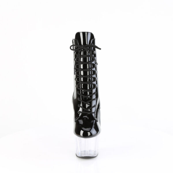 7" Heel, 2 3/4" PF Lace-Front Ankle Boot, Side Zip - Image 2