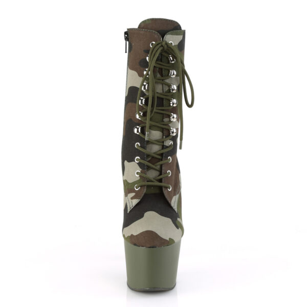7" Heel, 2 3/4" PF Lace-Up Ankle Boot, Side Zip - Image 2