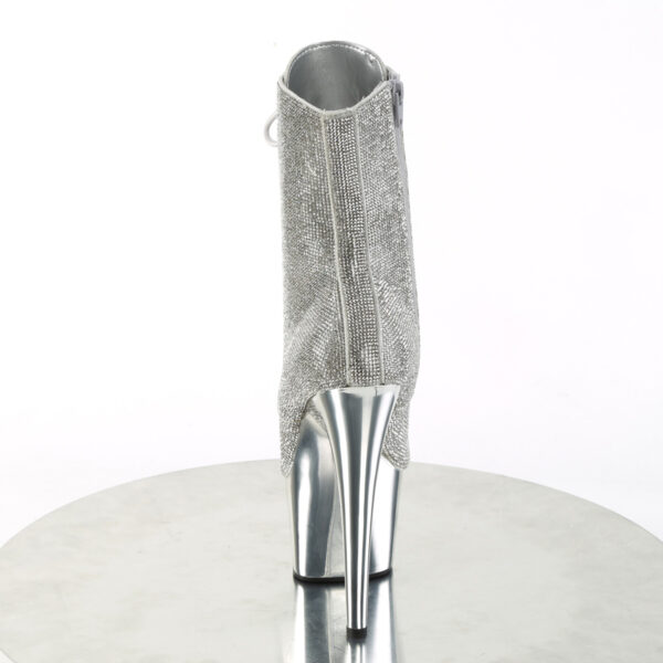 7" Heel , 2 3/4" PF RS Embellished Ankle Boot, Side Zip - Image 4