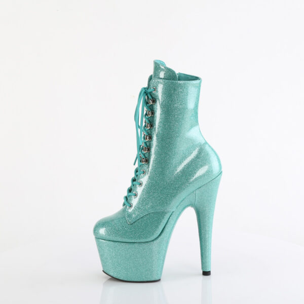 7" Heel, 2 3/4" PF Lace-Up Front Ankle Boot, Side Zip - Image 3