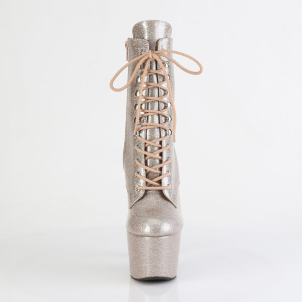 7" Heel, 2 3/4" PF Lace-Up Front Ankle Boot, Side Zip - Image 2