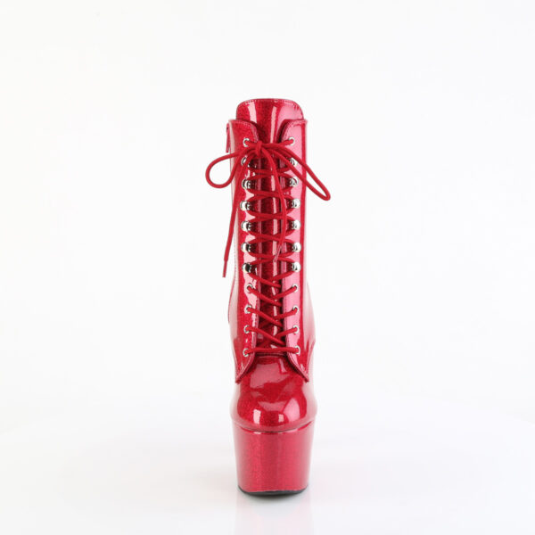 7" Heel, 2 3/4" PF Lace-Up Front Ankle Boot, Side Zip - Image 2