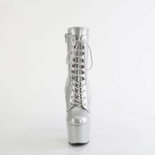 7" Heel, 2 3/4" PF Lace-Up Front Ankle Boot, Side Zip - Image 2