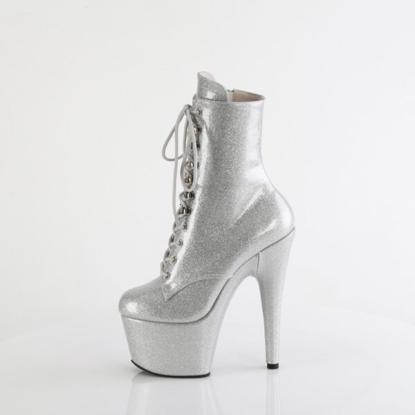 7" Heel, 2 3/4" PF Lace-Up Front Ankle Boot, Side Zip - Image 3