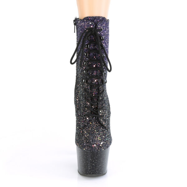 7" Heel, 2 3/4" PF Lace-Up Front Ankle Boot, Side Zip - Image 2