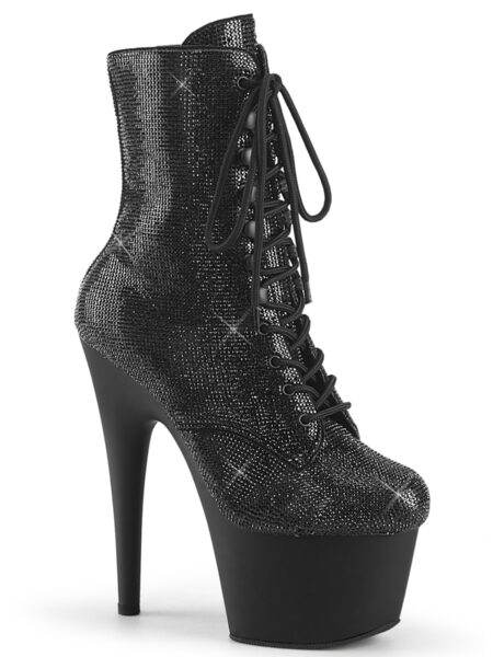7" Heel , 2 3/4" PF RS Embellished Ankle Boot, Side Zip