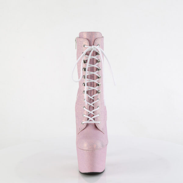 7" Heel, 2 3/4" PF Lace-Up Front Ankle Boot, Side Zip - Image 2