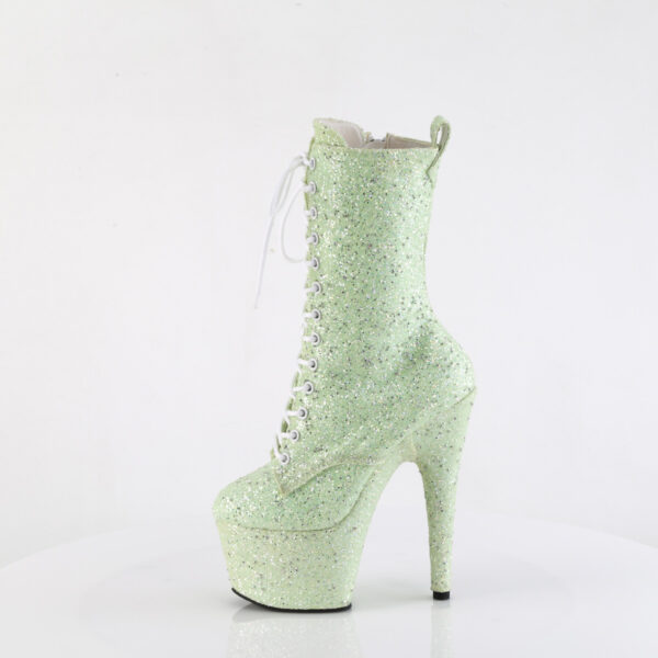 7" Heel, 2 3/4" PF Lace-Up Front Ankle Boot, Side Zip - Image 3