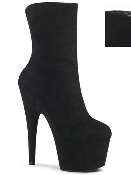 7" Heel, 2 3/4" PF Ankle Boot, Inside Zip