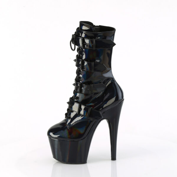 7" Heel, 2 3/4" PF Lace-Up Front Ankle Boot, Side Zip - Image 3