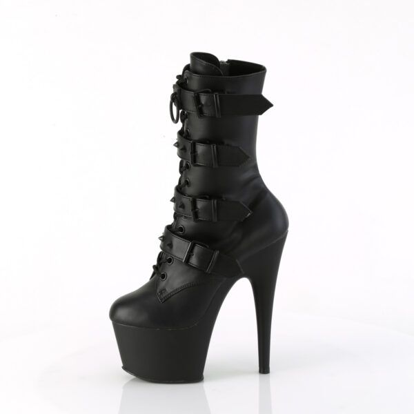 7" Heel, 2 3/4" PF Lace-Up Front Ankle Boot, Side Zip - Image 3